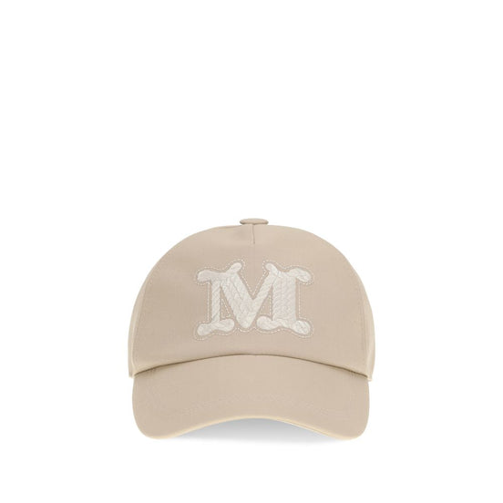 Max Mara Beige Cotton Cap (Baseball Hat)