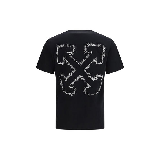 Off-White Black Cotton T-Shirt