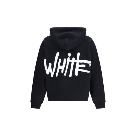 Off-White Black Cotton Sweatshirt