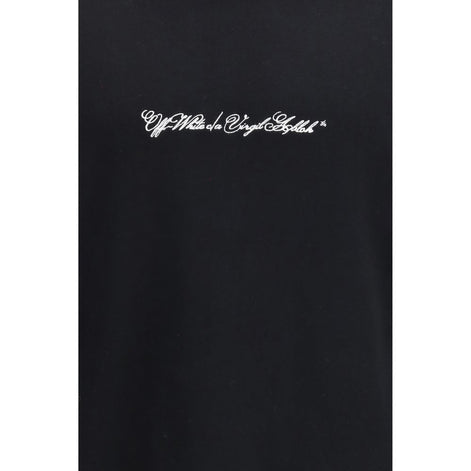 Off-White Black Cotton Sweatshirt