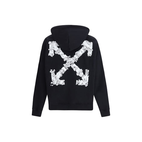 Off-White Black Cotton Sweatshirt