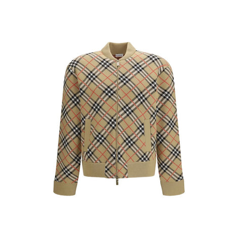 Burberry Beige Wool Bomber