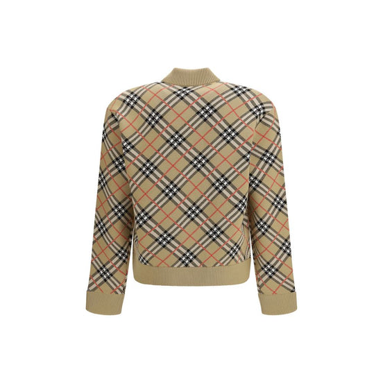 Burberry Beige Wool Bomber