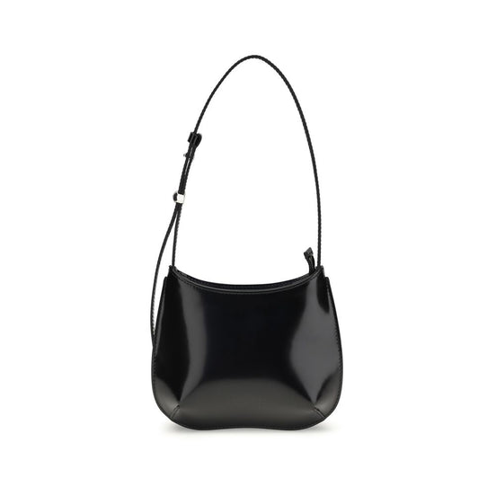 Jacquemus Black Calf Leather Bos Taurus Shoulder Bag
