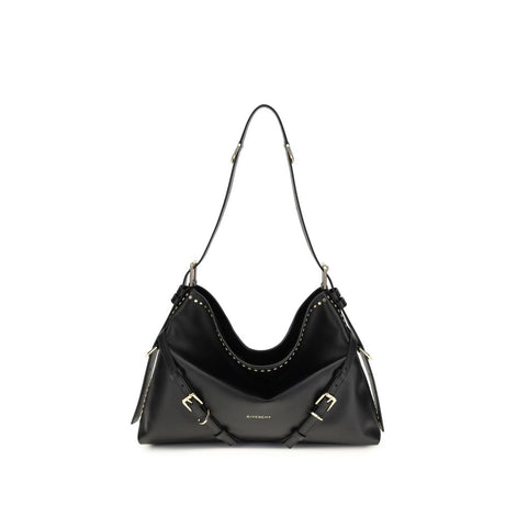Givenchy Black Calf Leather Bos Taurus Shoulder Bag