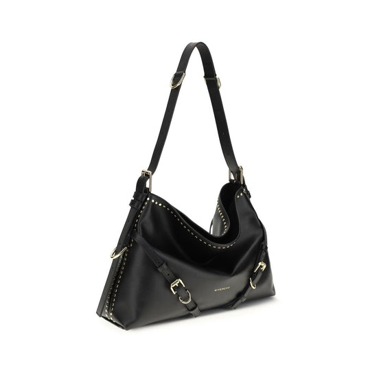Givenchy Black Calf Leather Bos Taurus Shoulder Bag