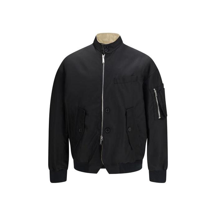 Dsquared² Black Polyamide Bomber