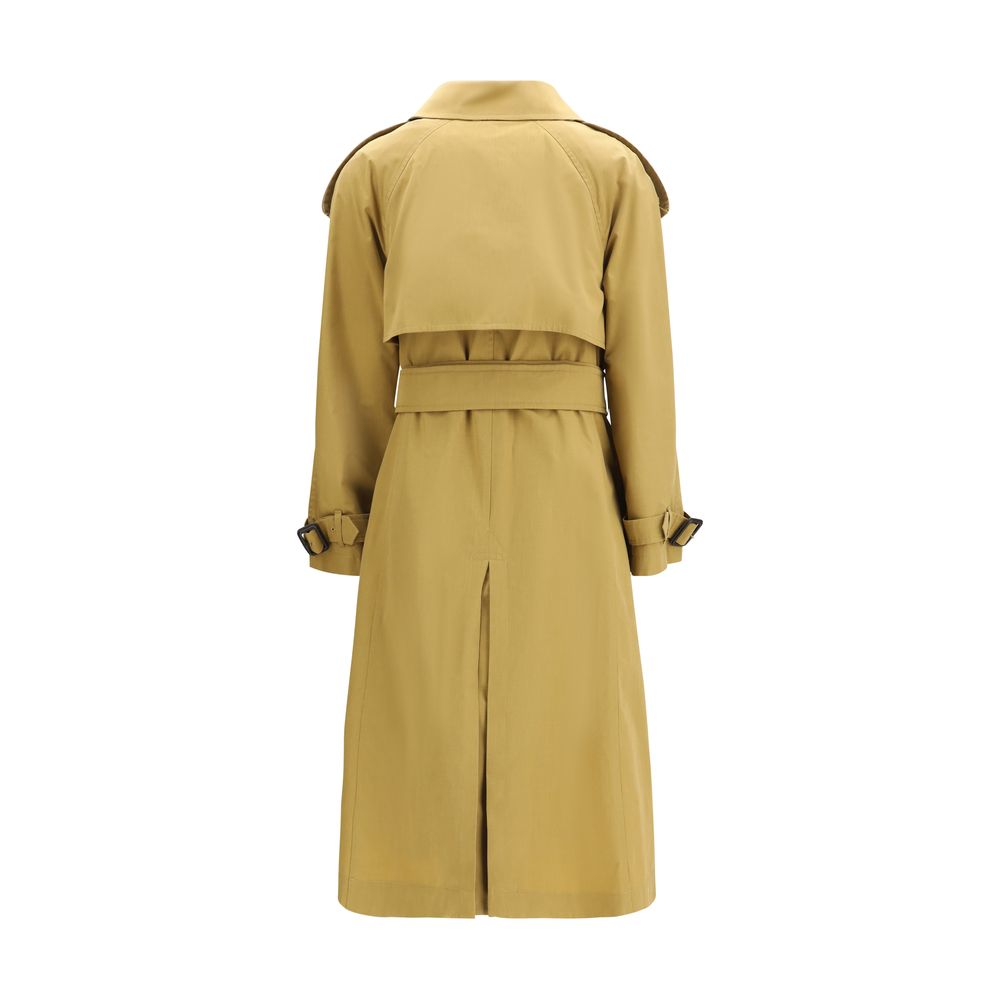 Burberry Beige Polyester Trench Coat