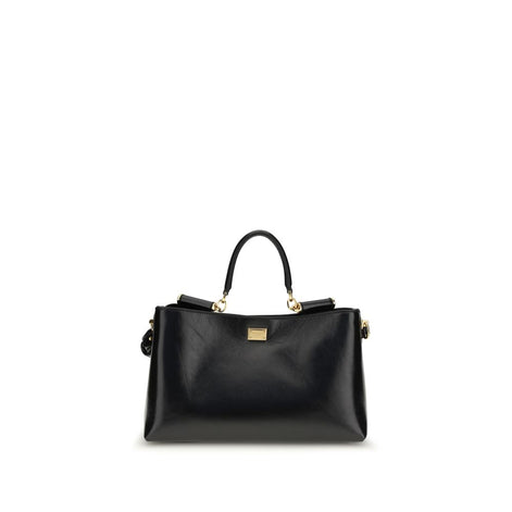 Dolce & Gabbana Vittoria medium Black Leather Handbag