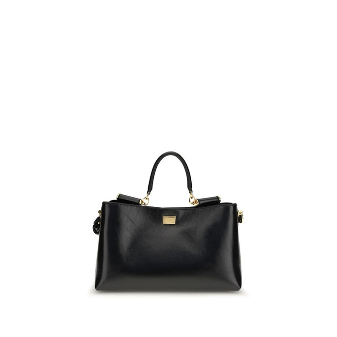Dolce & Gabbana Vittoria medium Black Leather Handbag