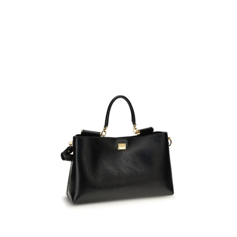 Dolce & Gabbana Vittoria medium Black Leather Handbag