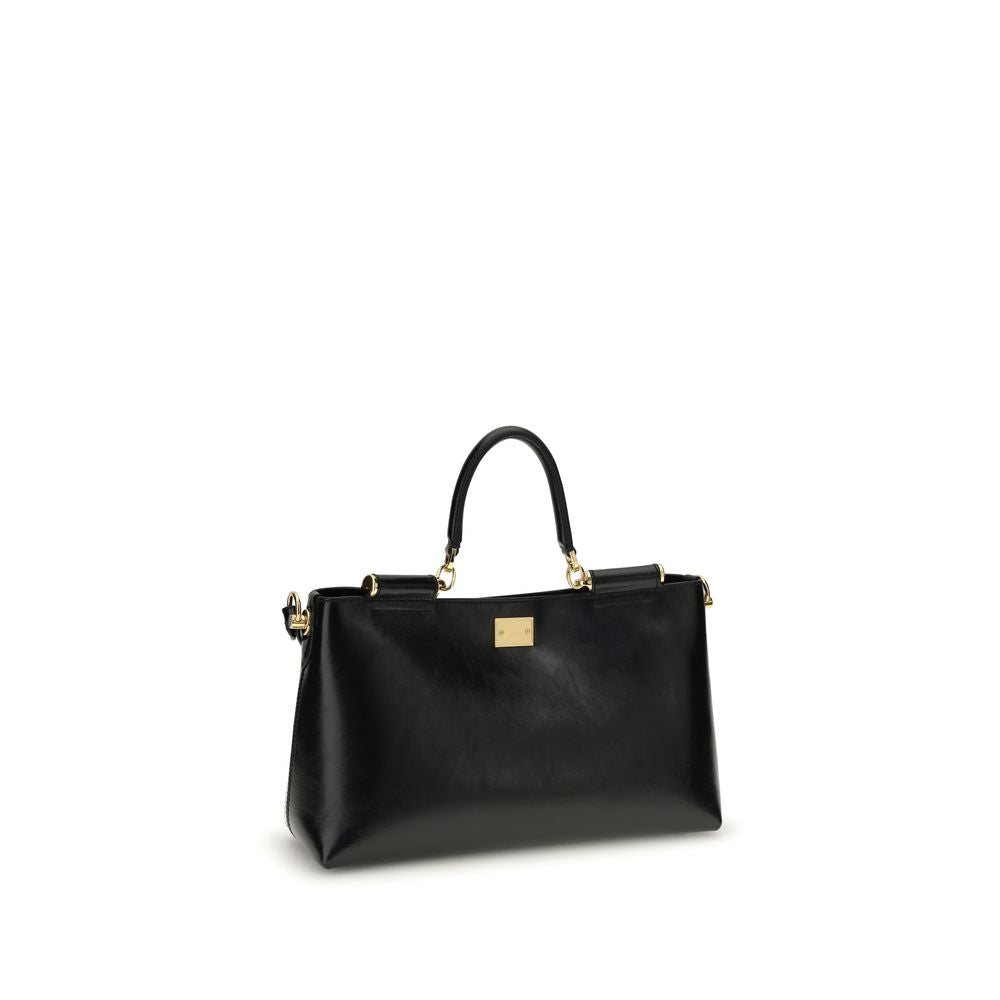 Dolce & Gabbana Vittoria medium Black Leather Handbag