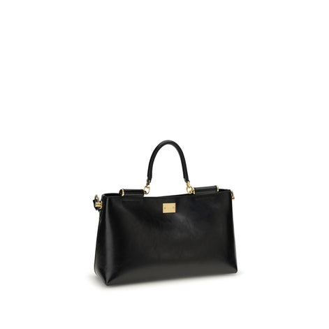 Dolce & Gabbana Vittoria medium Black Leather Handbag