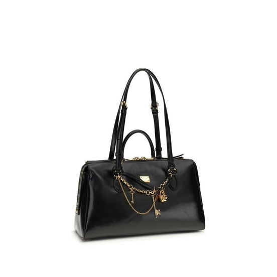 Dolce & Gabbana Vittoria medium Black Leather Handbag