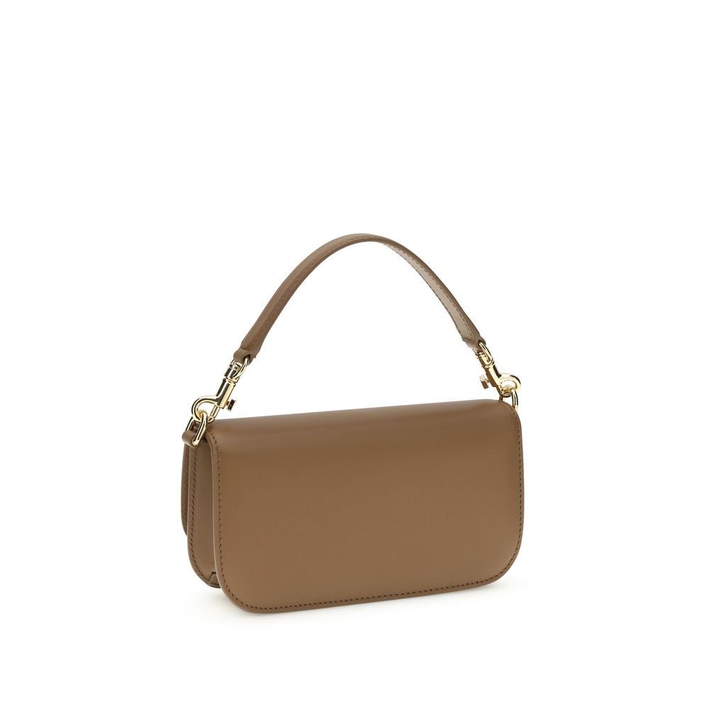 Dolce & Gabbana 3.5 Brown Leather Handbag