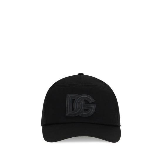 Dolce & Gabbana Black Cotton Cap (Baseball Hat)