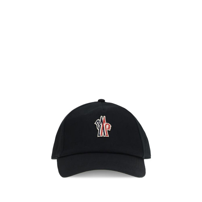 Moncler Grenoble Black Cotton Cap (Baseball Hat)