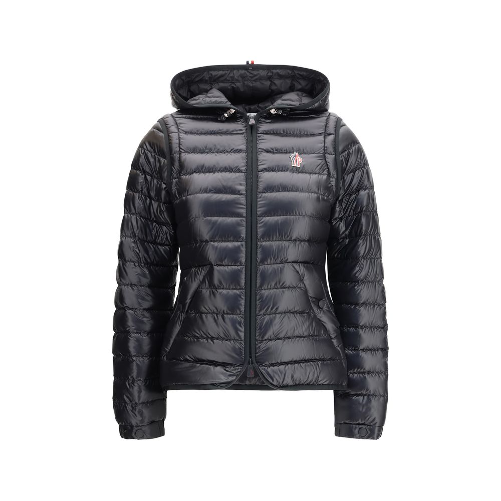 Moncler Grenoble Black Polyamide Full-Length Jacket