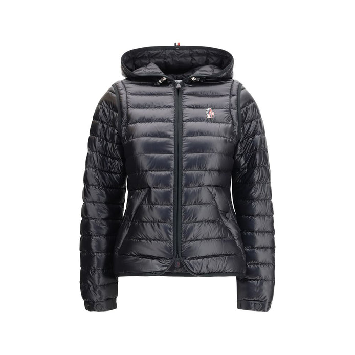 Moncler Grenoble Black Polyamide Full-Length Jacket