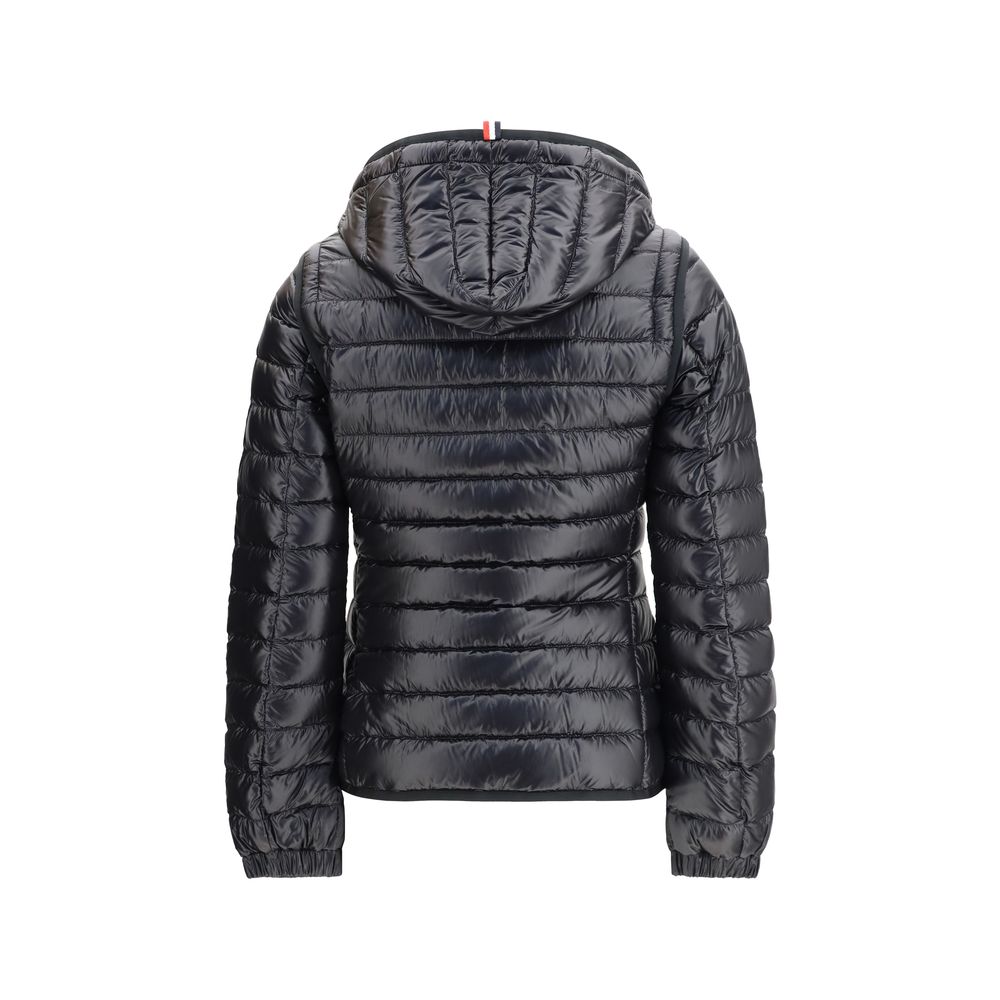 Moncler Grenoble Black Polyamide Full-Length Jacket