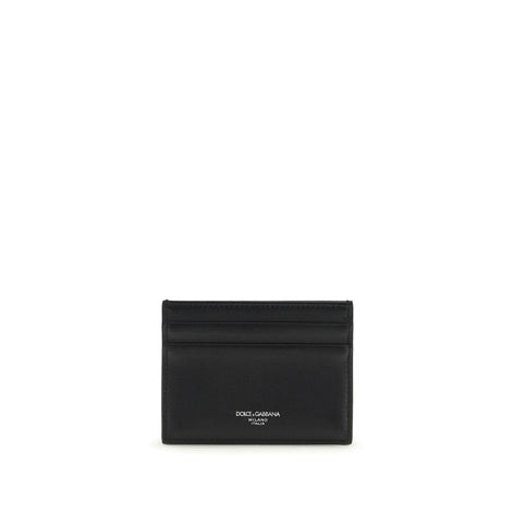 Dolce & Gabbana Black Cotton Wallet