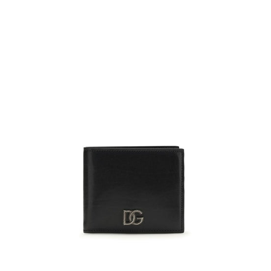 Dolce & Gabbana Tempesta Black Leather Wallet
