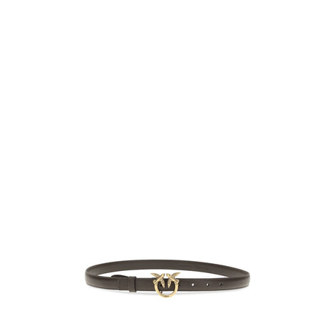 PINKO Brown Calf Leather Bos Taurus Regular Belt