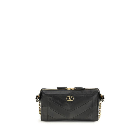 Valentino Garavani Panthea small Black Lamb Shoulder Bag