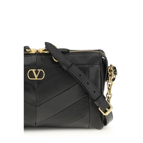 Valentino Garavani Panthea small Black Lamb Shoulder Bag