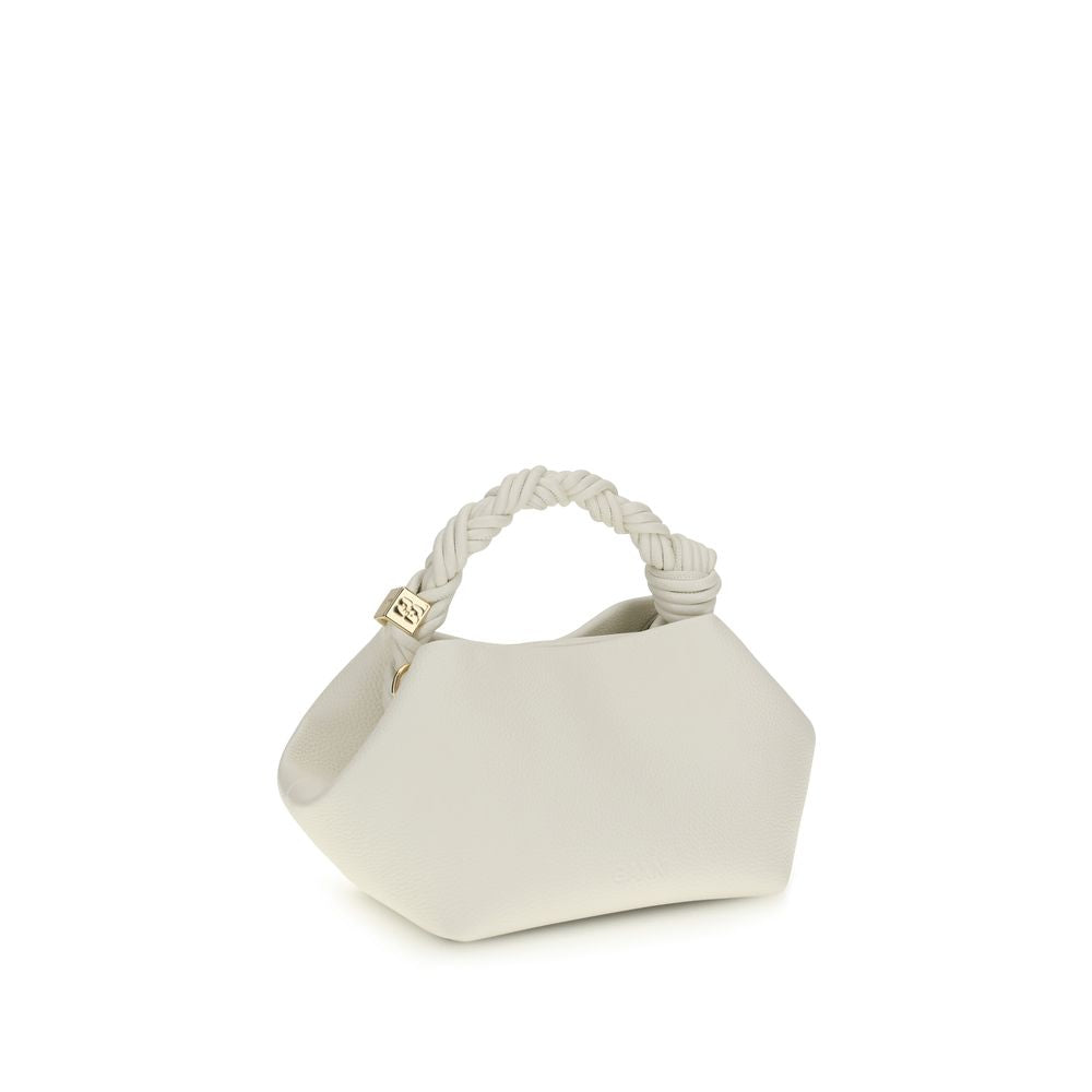 Ganni small Bou White Recycled Polyester Handbag