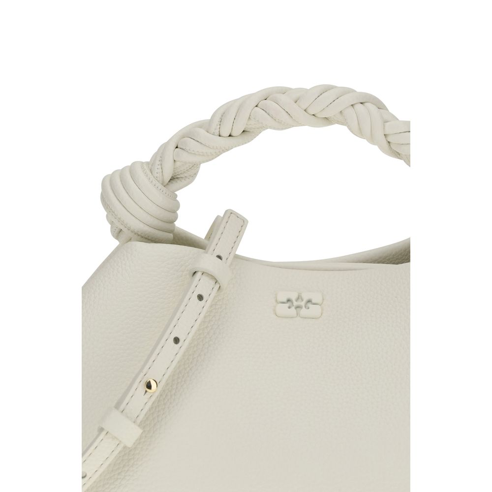 Ganni small Bou White Recycled Polyester Handbag