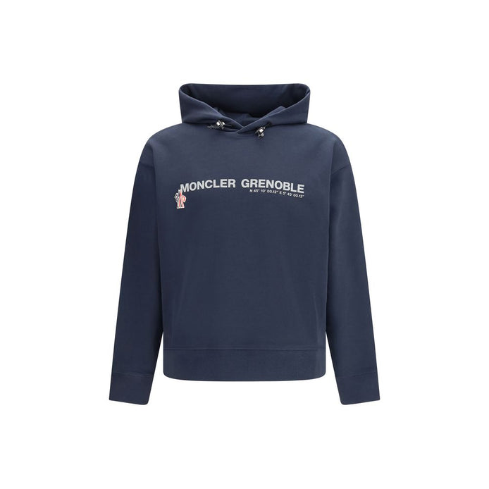 Moncler Grenoble Blue Cotton Sweatshirt