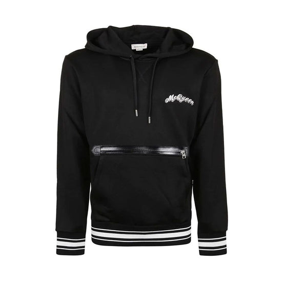 Alexander McQueen Black Cotton Sweatshirt