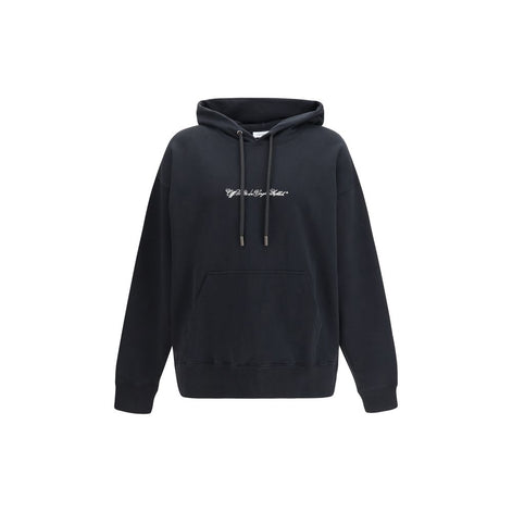Off-White Black Cotton Sweatshirt