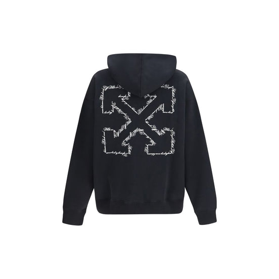 Off-White Black Cotton Sweatshirt