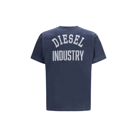 Diesel Blue Cotton T-Shirt