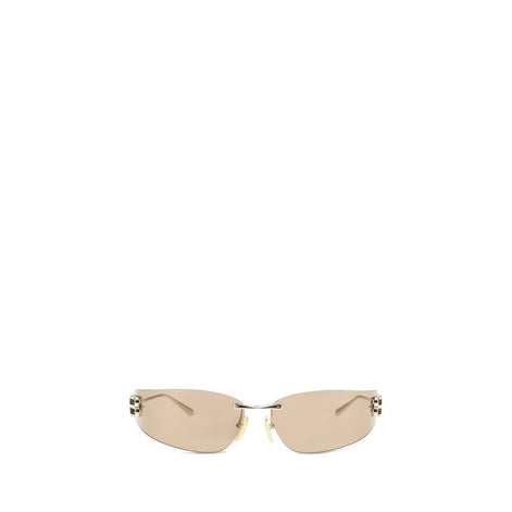 Balenciaga Gold Metal Sunglasses