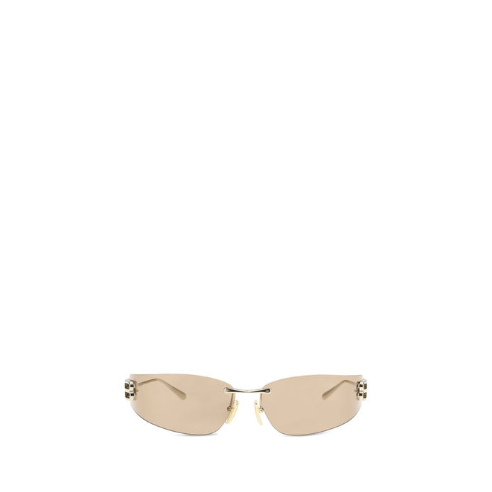 Balenciaga Gold Metal Sunglasses