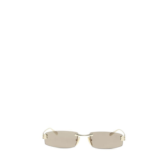 Balenciaga Gold Metal Sunglasses
