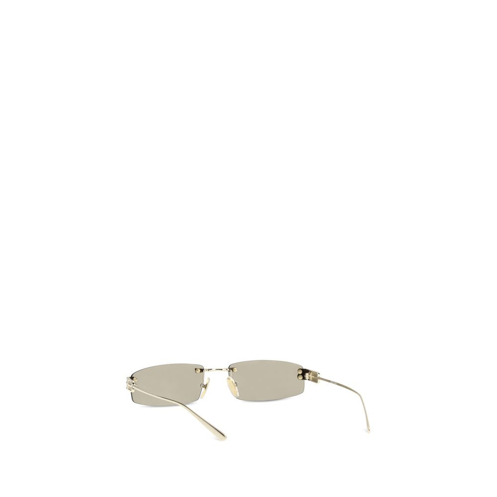 Balenciaga Gold Metal Sunglasses