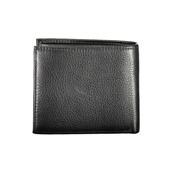 Tommy Hilfiger Black Leather Men Wallet