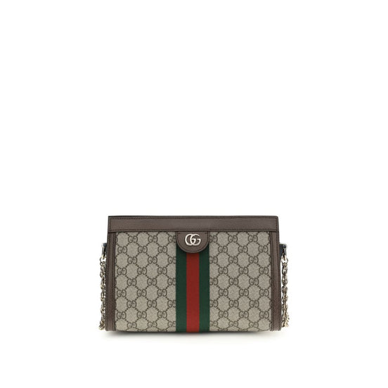 Gucci Brown Fabric Handbag