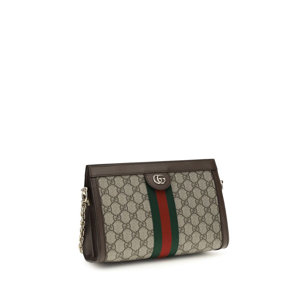 Gucci Ophidia Brown Fabric Handbag