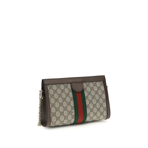 Gucci Ophidia Brown Fabric Handbag