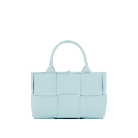 Bottega Veneta Blue Lamb Leather Tote Bag