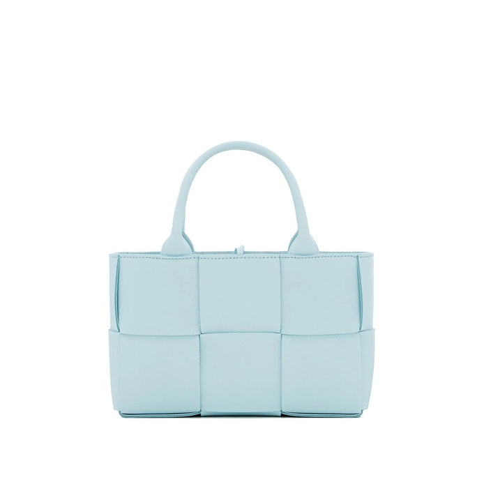 Bottega Veneta Blue Lamb Leather Tote Bag