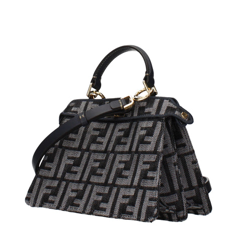 Fendi Black Fabric Handbag