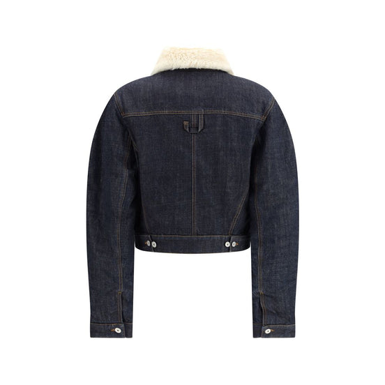 Jacquemus Blue Cotton Bomber