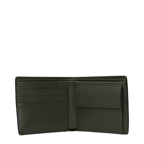 Versace Green Leather Wallet