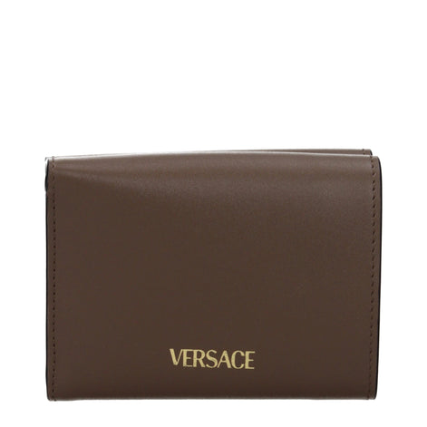 Versace Brown Leather Wallet